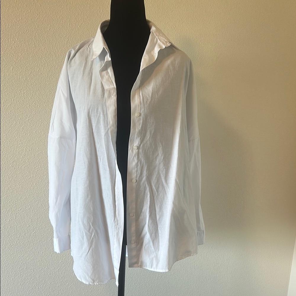 Classic White Women's Blouse